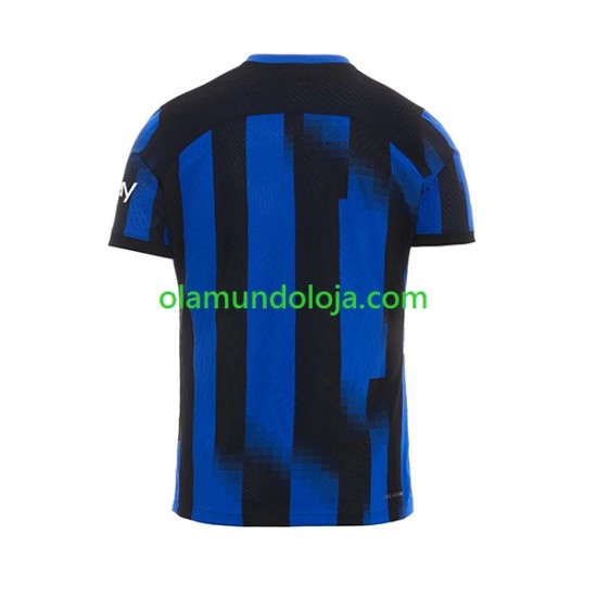 Camisola Inter de Milão Homem Equipamento Primeiro 2023-2024 Manga Curta